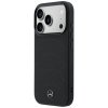 Etui Mercedes Leather Mesh with Bow Line MagSafe do iPhone 17 Pro czarny